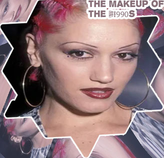 90s fashion hair and makeup