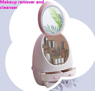 Led hd mirror makeup storage box