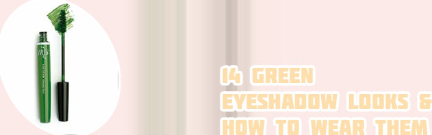 Lime green mascara