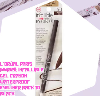 Loreal paris infallible gel crayon eyeliner