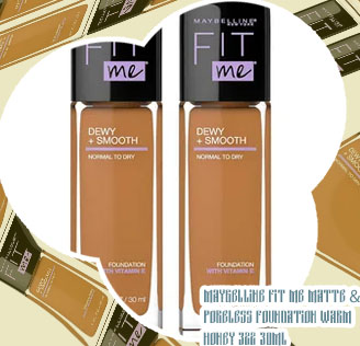Maybelline fit me foundation warm honey