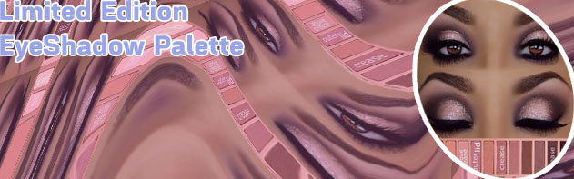Nude pink eyeshadow