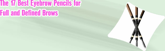 Slanted eyebrow pencil