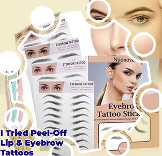 Temp eyebrow tattoos